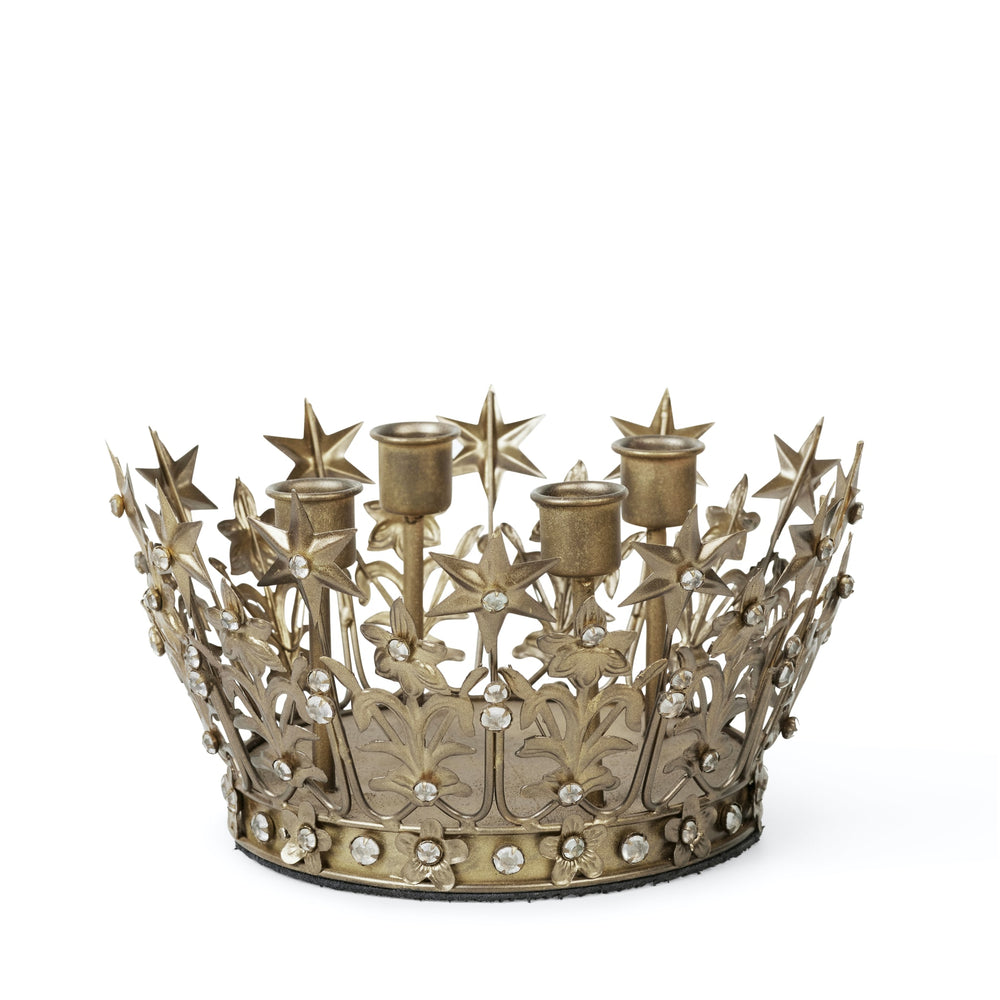 NOSTALGIA advent crown, antique golden