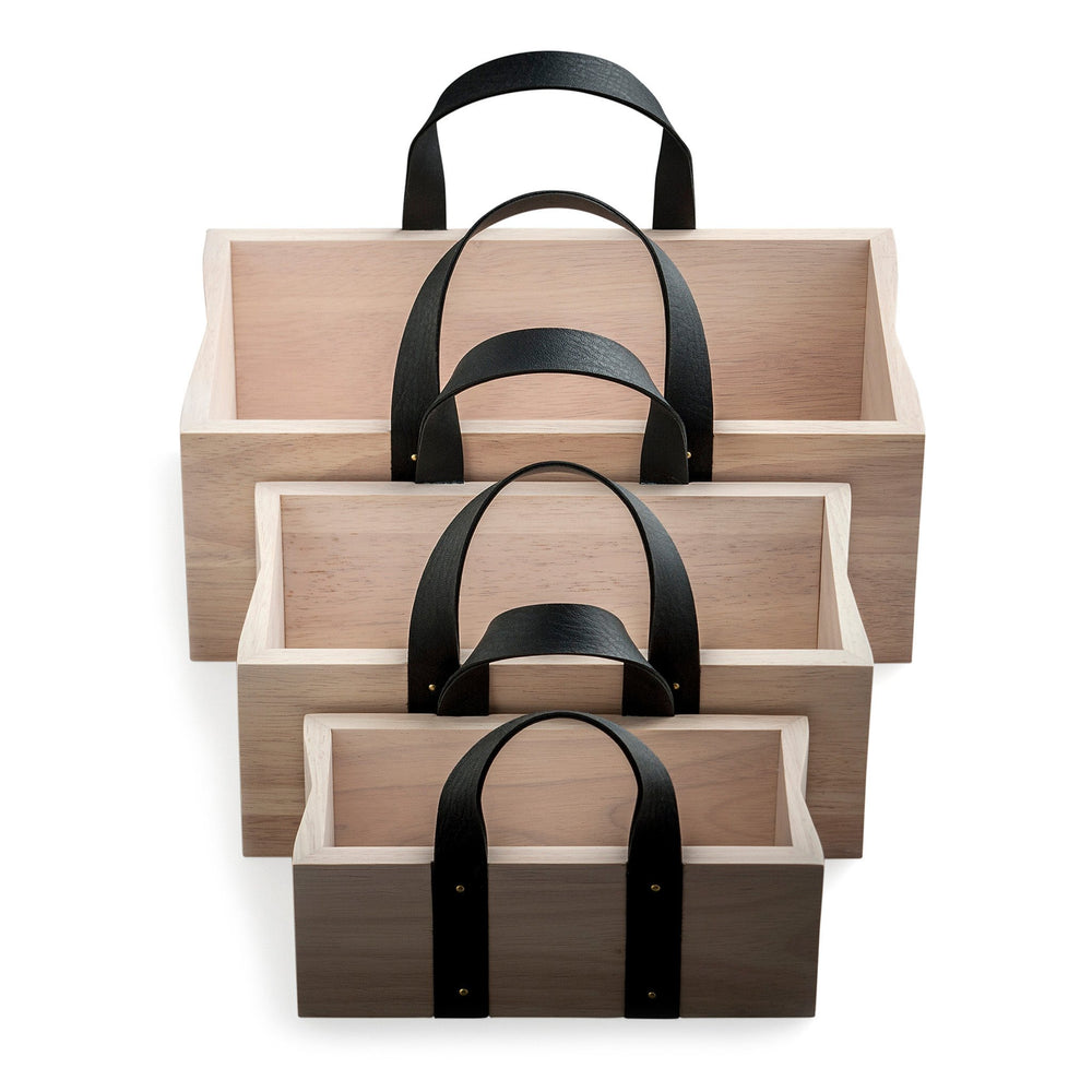 wooden boxes