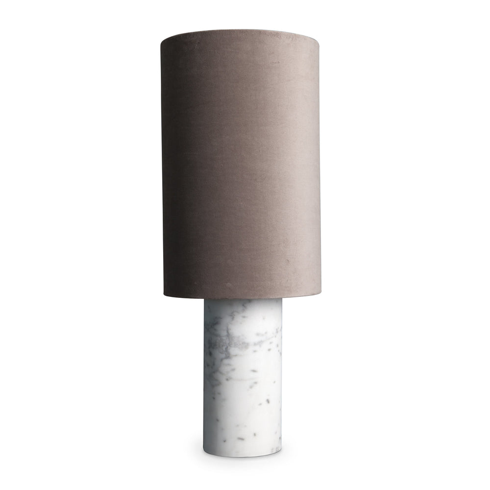 statement lamp, white/mushroom