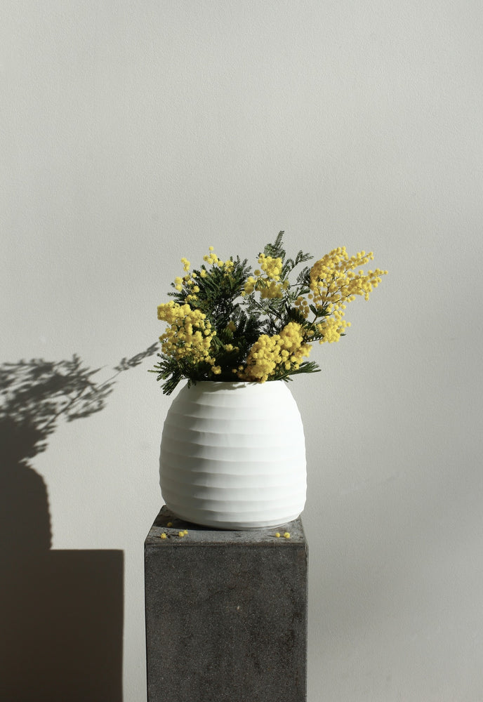 
                  
                    Organic vase, opal white
                  
                