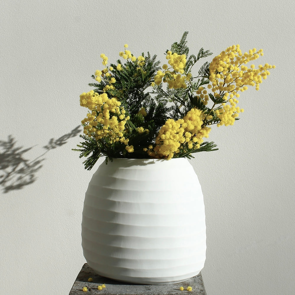 
                  
                    Organic vase, opal white
                  
                