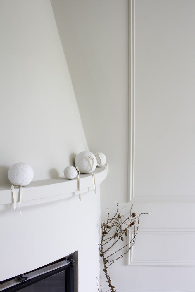 
                  
                    SUSTAIN papier maché, small white
                  
                
