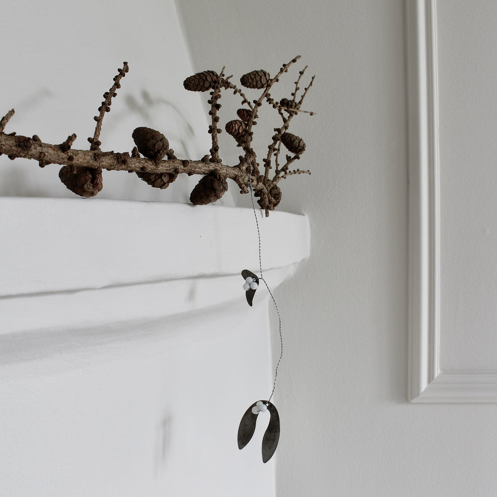 MISTLETOE TWIG, set of 5