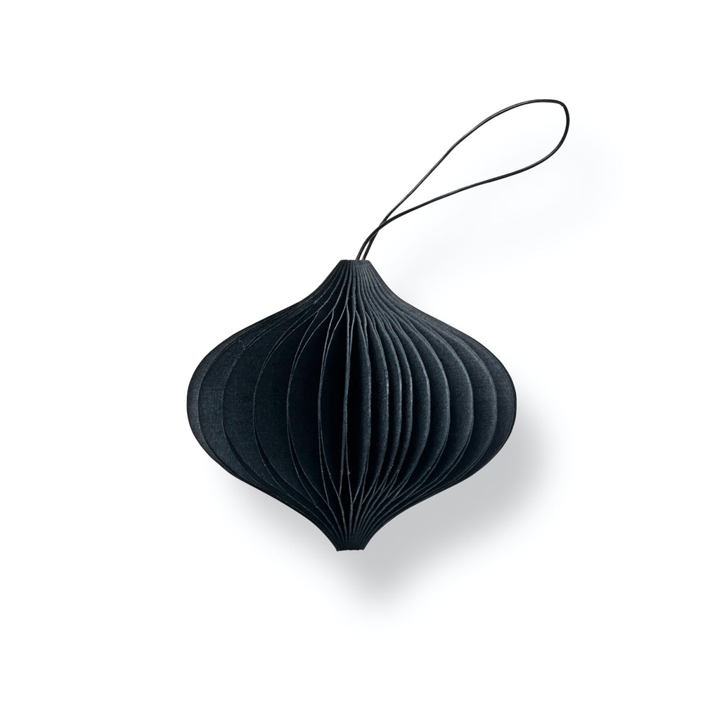 Nordstjerne Sustain Folded Ornament Onion, Black