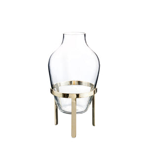 
                  
                    small glas vase with brass stand nordstjerne
                  
                