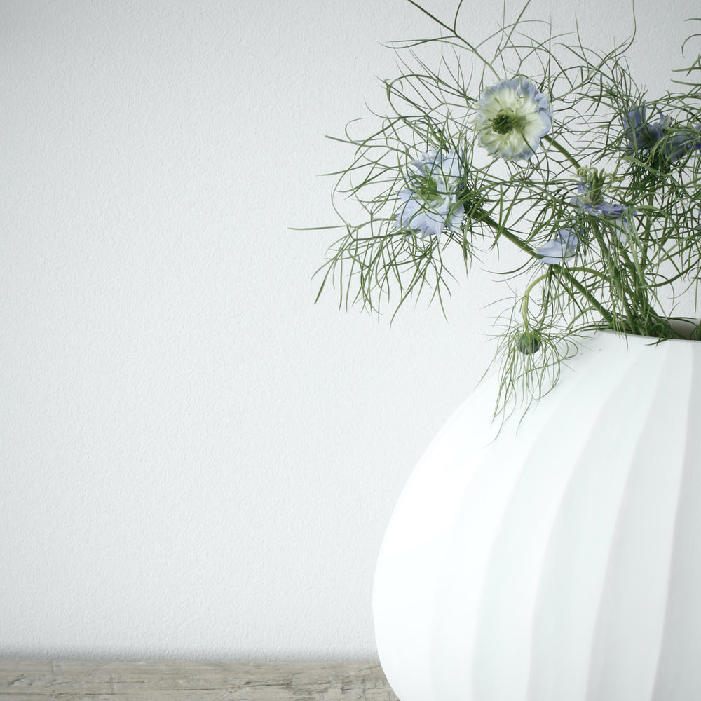 
                  
                    Organic vase, opal white
                  
                