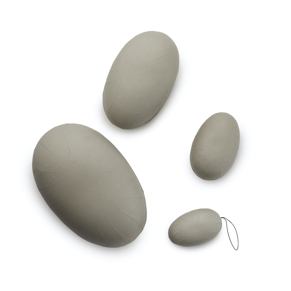 fill me eggs - set of 4, nude grey
