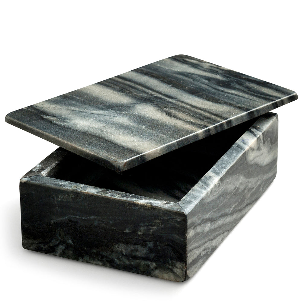 
                  
                    stort skrin i grå marmor - large grey marble box tipped lid nordstjerne
                  
                