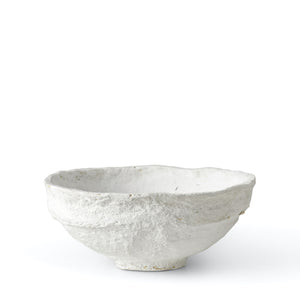 
                  
                    SUSTAIN sculptural papier mache bowl, white
                  
                